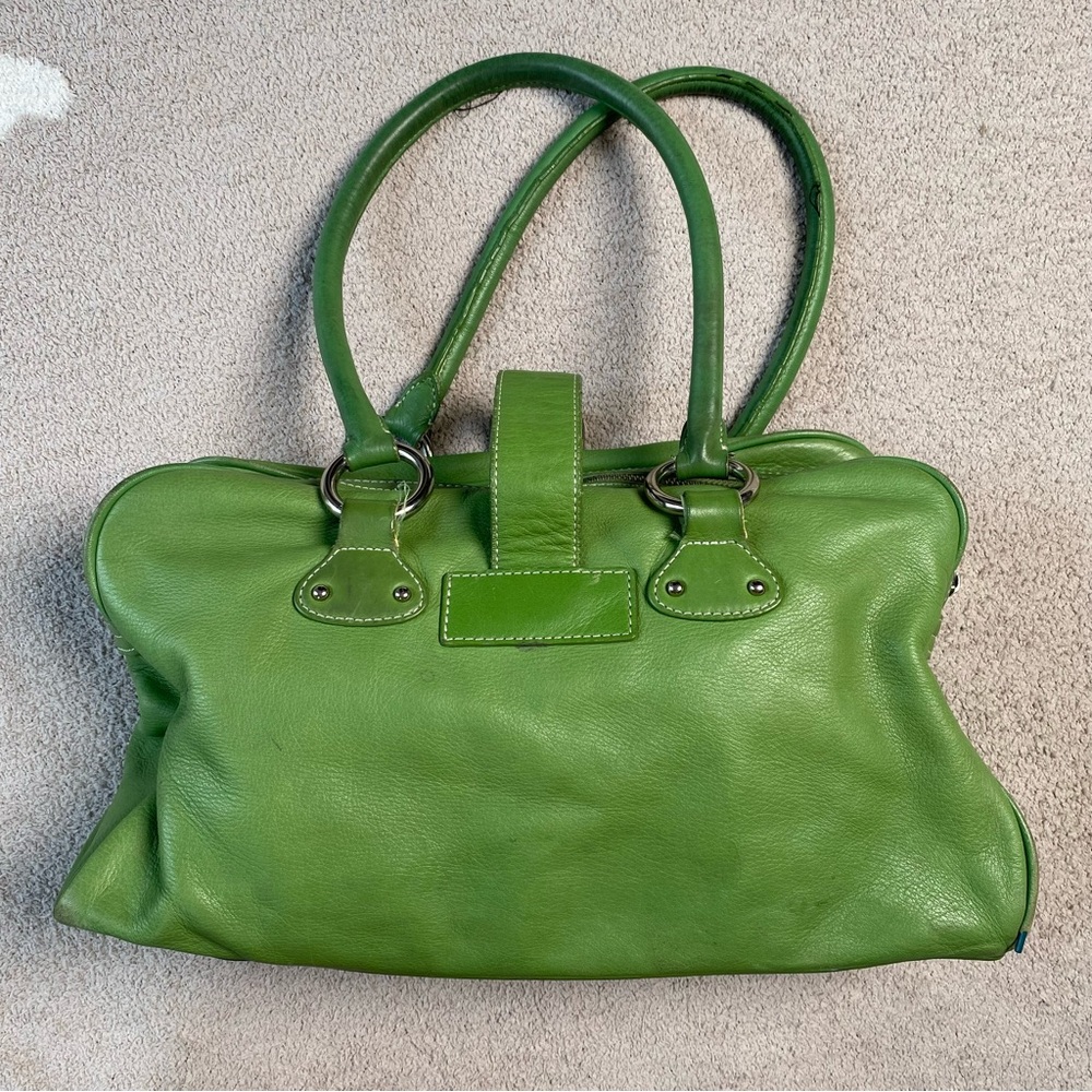 Y2K vintage The Limited Green buckle purse - Picture 9 of 14